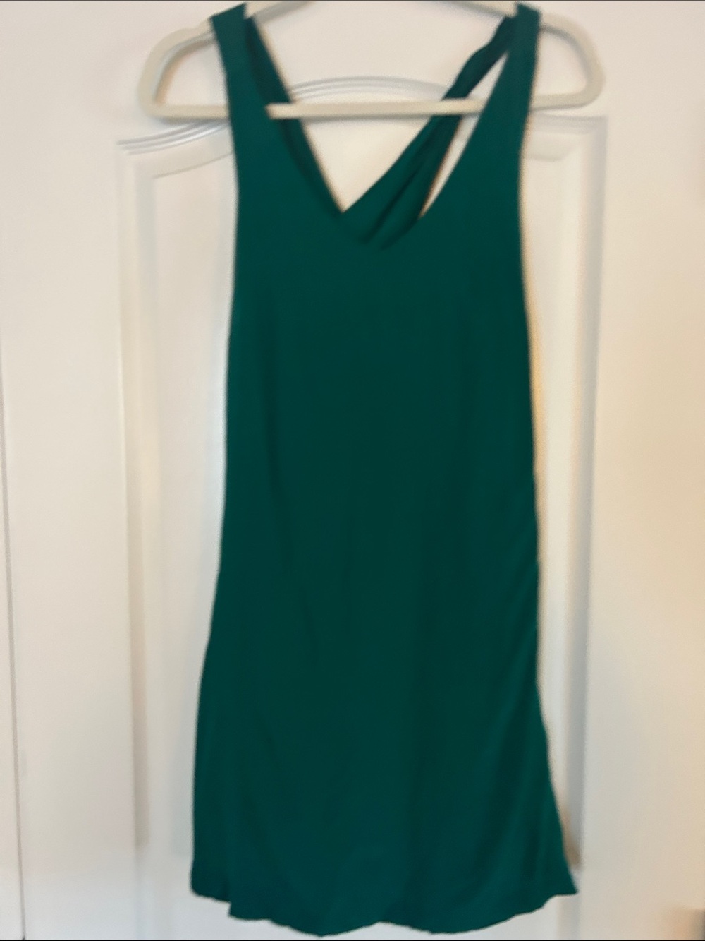 LOFT Emerald green Sleeveless Mini Dress